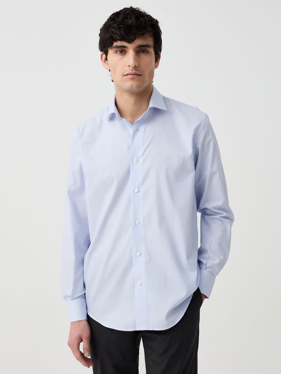Regular-fit shirt in Oxford cotton_0