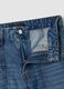 Blue denim wide-leg jeans in pure cotton_2