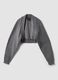 Grey Cropped Shrug Sweatshirt_0