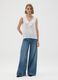 White Pure Viscose Oversized Blouse_1