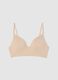 Beige stretch Microfaser Bralette_4