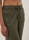 Pantal&oacute;n largo verde de viscosa pura_3