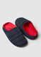 Blue padded slippers with red lining regular fit_1