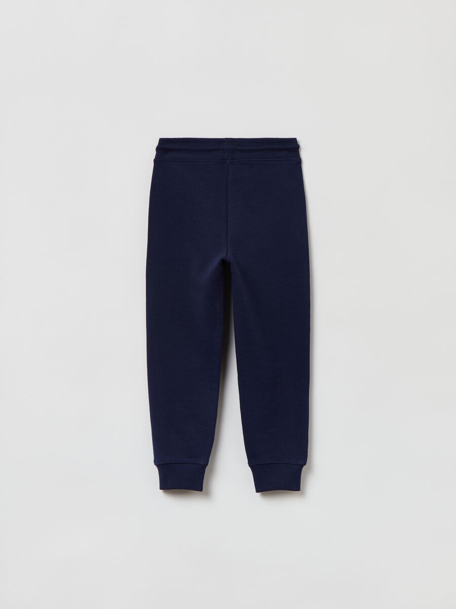 Fitness joggers in fleece with drawstring_2