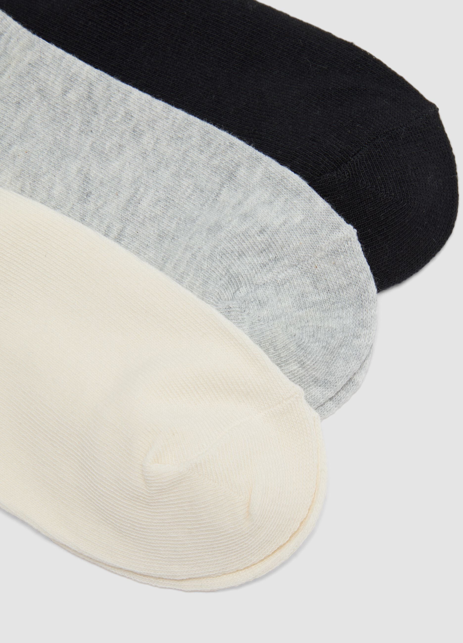5er-Pack gestreifte Socken aus elastischer Bio-Baumwolle