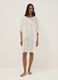 White pure cotton kaftan with lace inserts_1