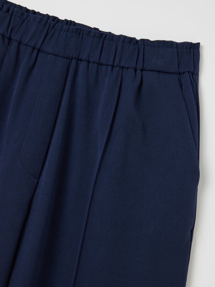 Wide Leg Blue Trousers_5