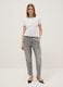 Grey Pure Cotton Baggy Trousers_0