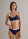 Blaue Bikinihose aus elastischem Material_1