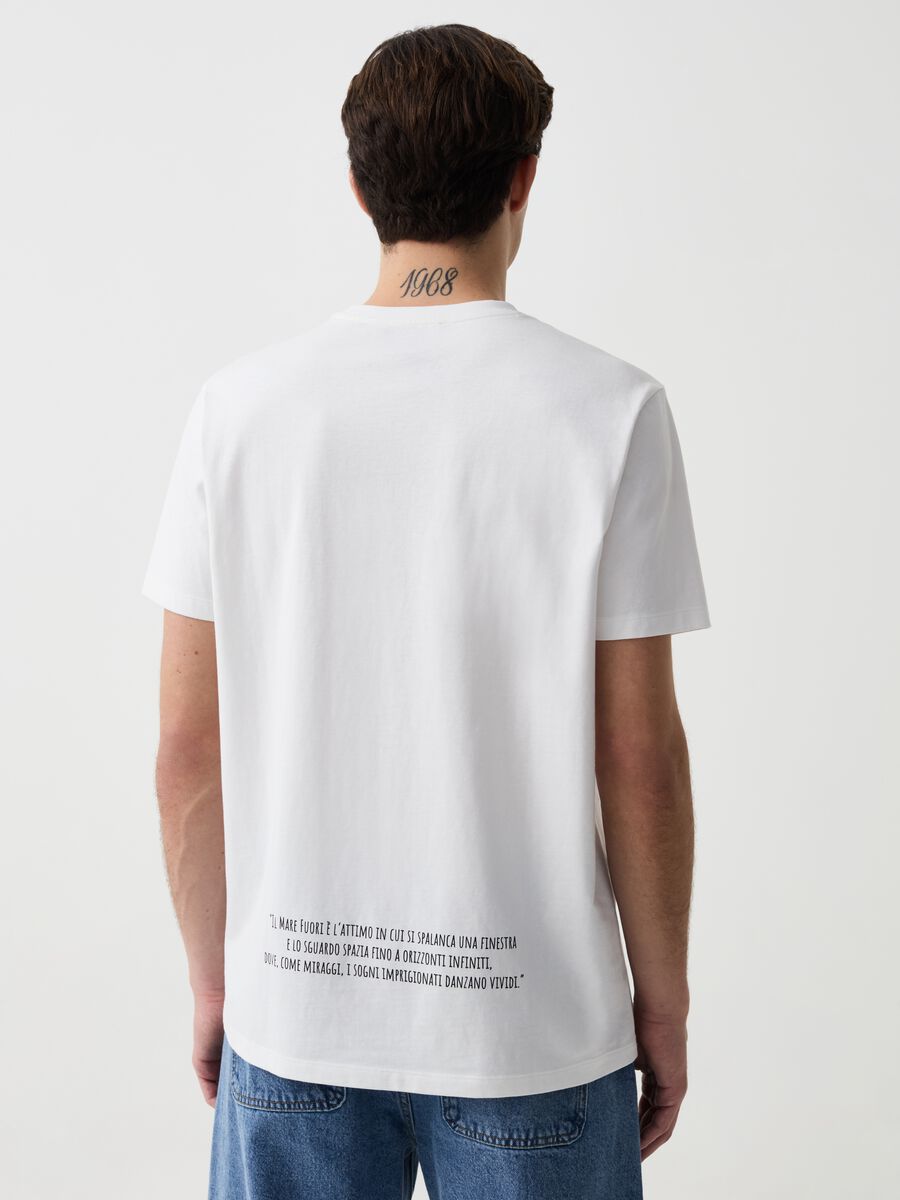 T-shirt in cotone con stampa MARE FUORI_2