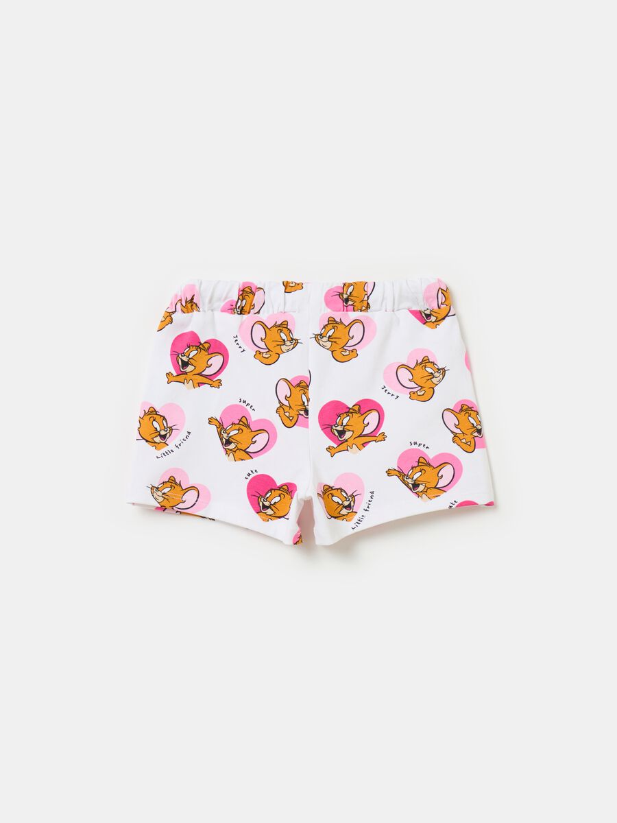 Shorts with drawstring and Tom & Jerry print_1