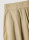 Beige long skirt in pure cotton_1