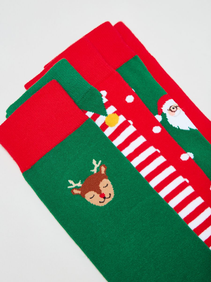 Pack cinco calcetines largos navideños_2