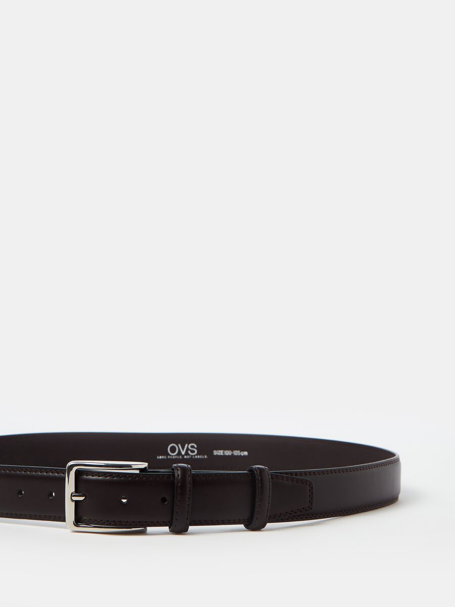 Skinny belt with square buckle_2