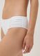 White stretch bikini bottoms with ruched details, regular fit_1