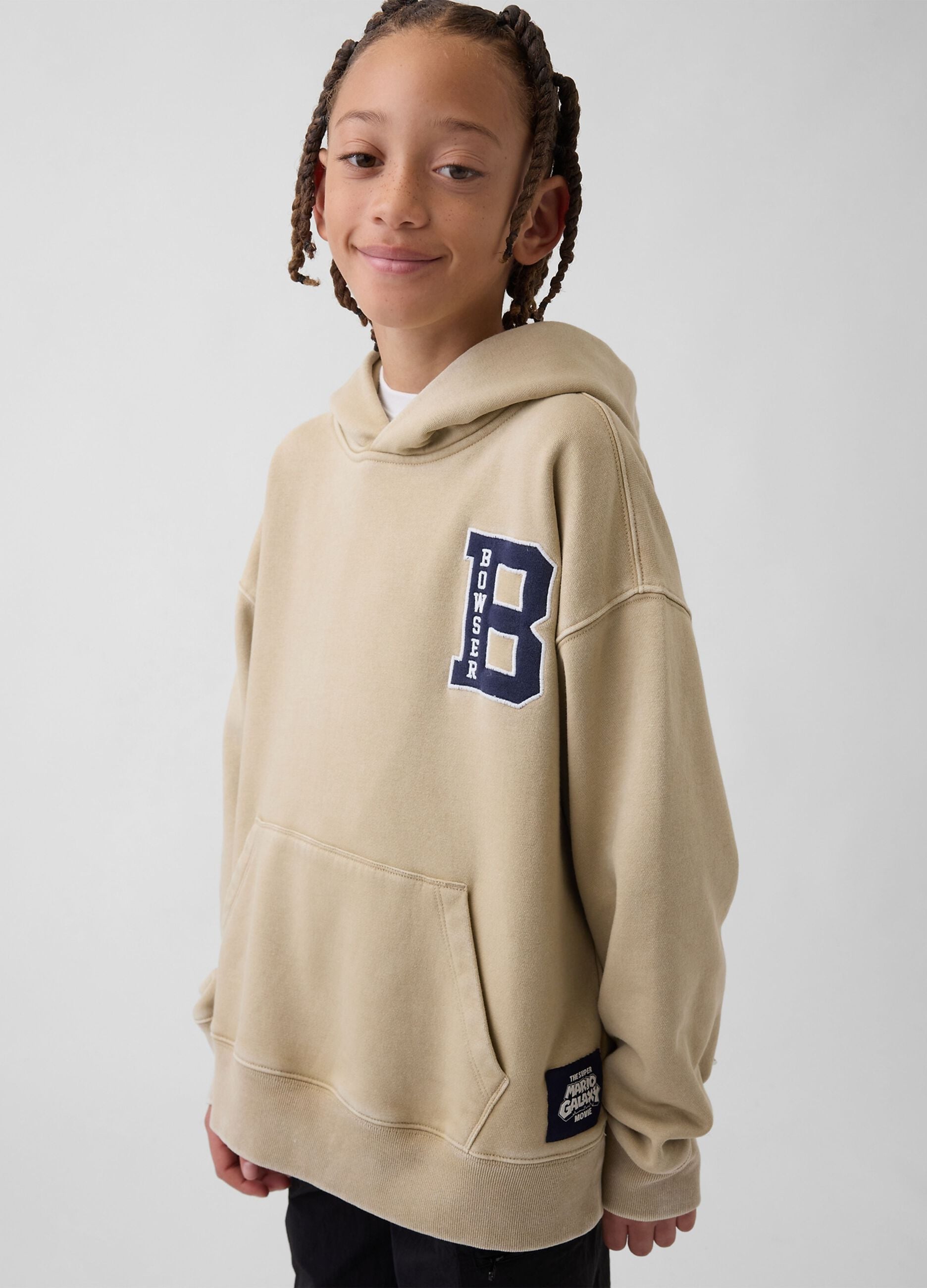 Nintendo Super Mario cotton-blend hooded sweatshirt