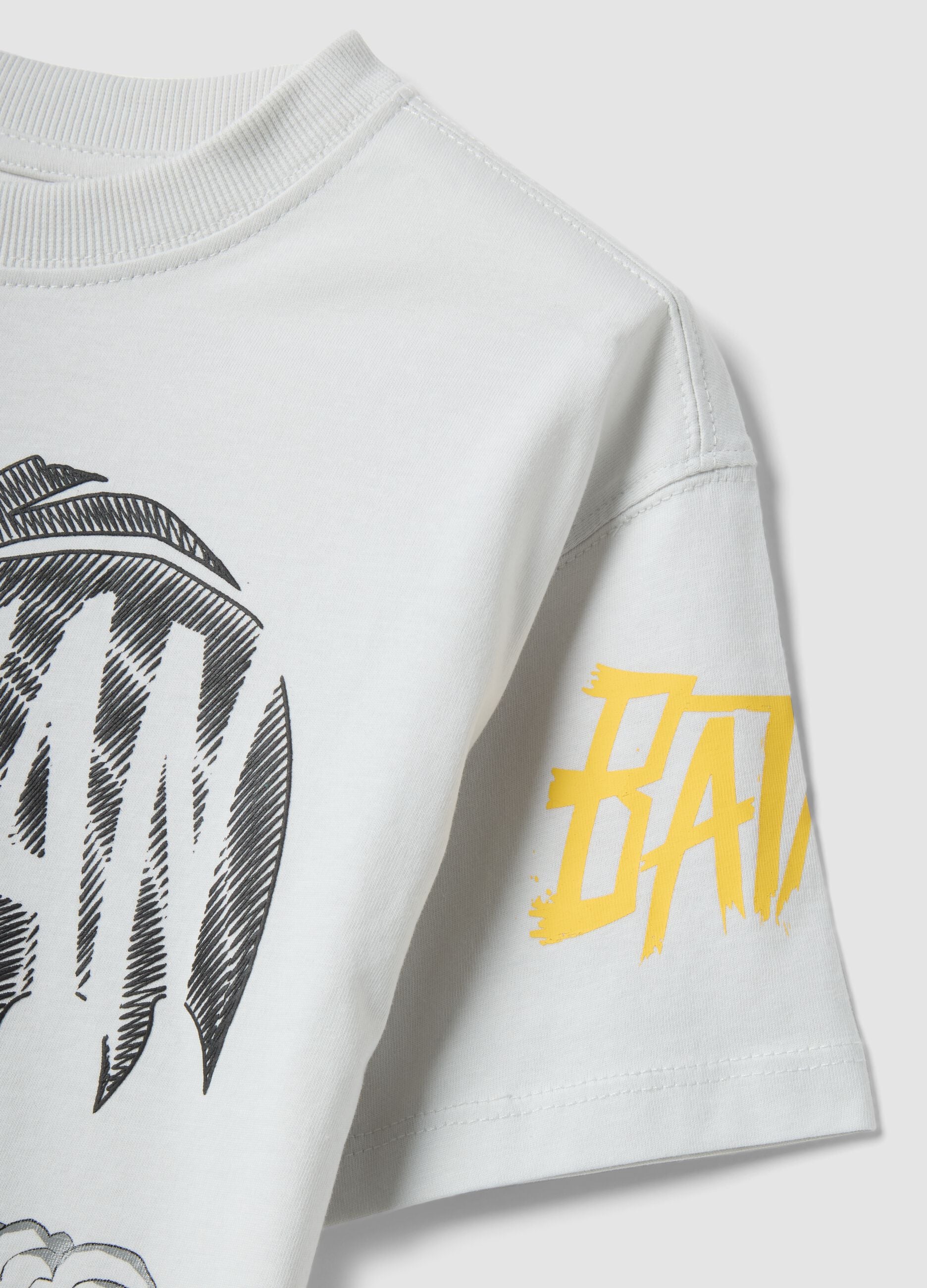 White pure cotton short-sleeve T-shirt