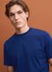 Blue Supima cotton crew-neck T-shirt, regular fit_2