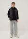 Boy's gray pure cotton skater jeans_0