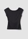 Schwarzes Top aus Stretchmaterial_0