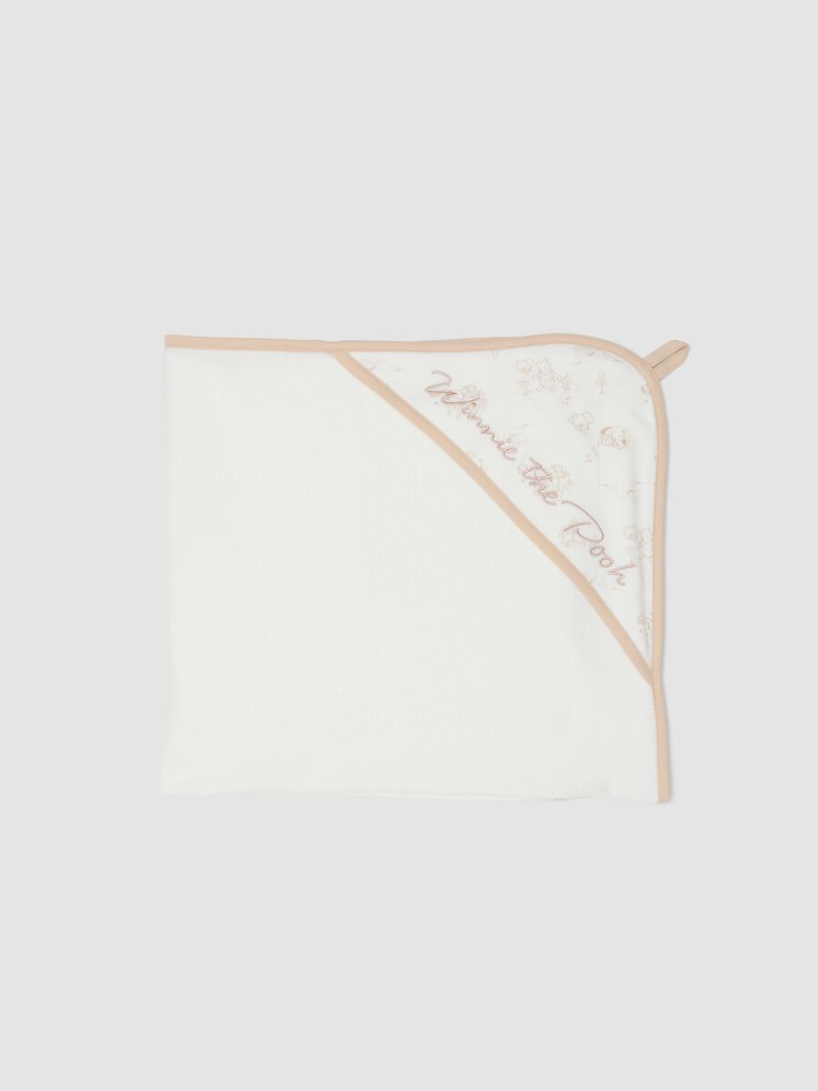 Albornoz para beb&eacute; blanco de mezcla de algod&oacute;n org&aacute;nico Winnie the Pooh_0