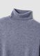Grey marl pure wool roll-neck jumper, regular fit_5