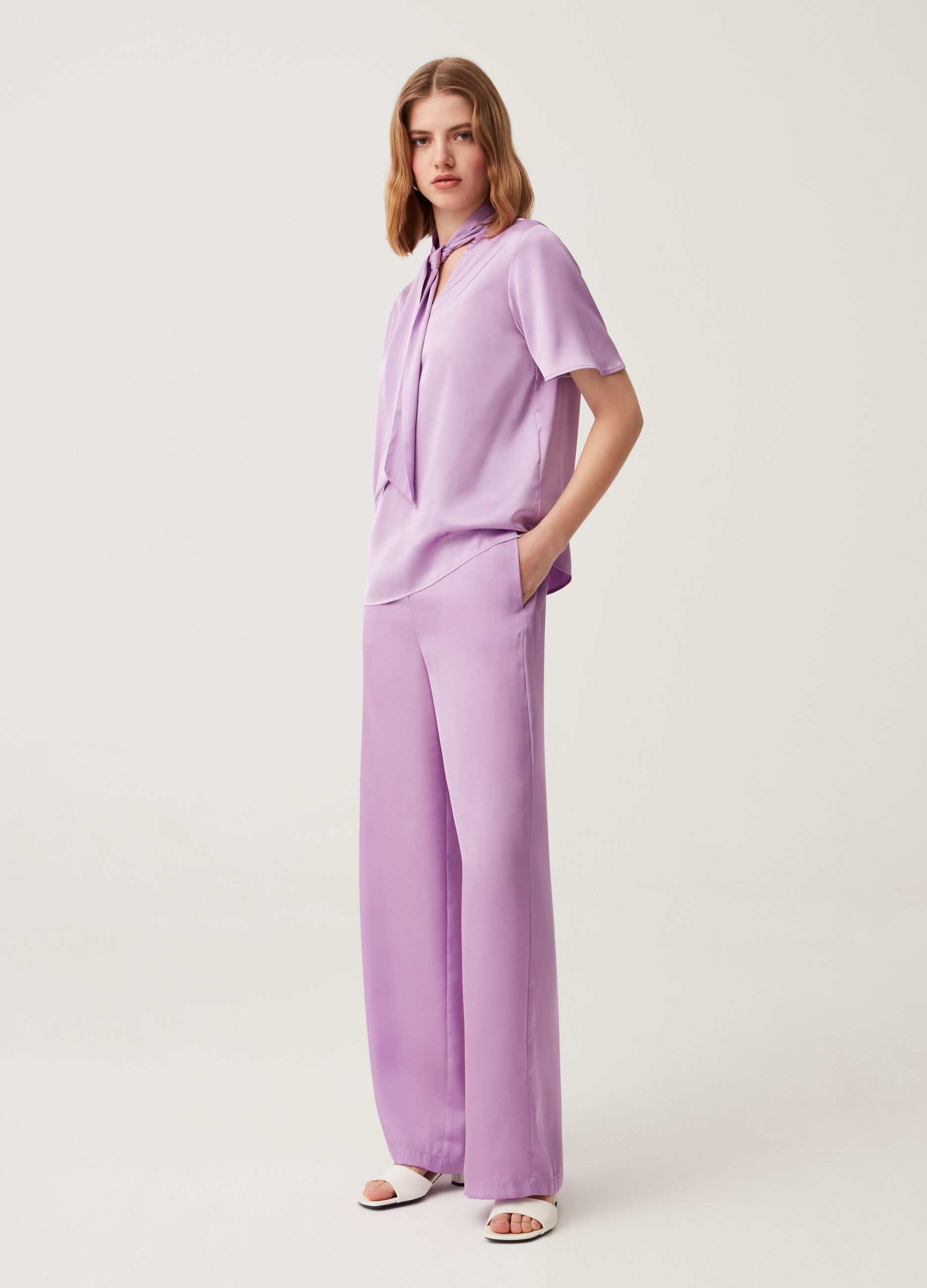pants with fabric covered belt zara lilacTikTok Search
