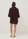 Brown pure linen beach cover-up_4