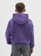 Boys' Oversized Cotton Blend Lakers Purple Hoodie_1
