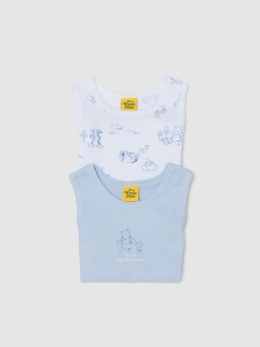 Pack of multicolour newborn cotton bodysuits with Winnie-The-Pooh_3