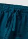 Blue pure cotton joggers with all-over print_2