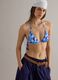 Light blue triangle bikini top in stretch fabric_0