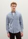 Blue pure cotton shirt regular fit_0
