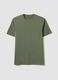 Green regular-fit T-shirt in pure organic cotton jersey_4
