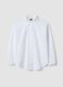 White pure cotton broderie anglaise shirt_0