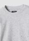 T-shirt cinzenta em algod&atilde;o org&acirc;nico e viscose el&aacute;stica com strass_4