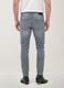 Graue Skinny-Fit-Jeans aus Stretch-Baumwolle_2