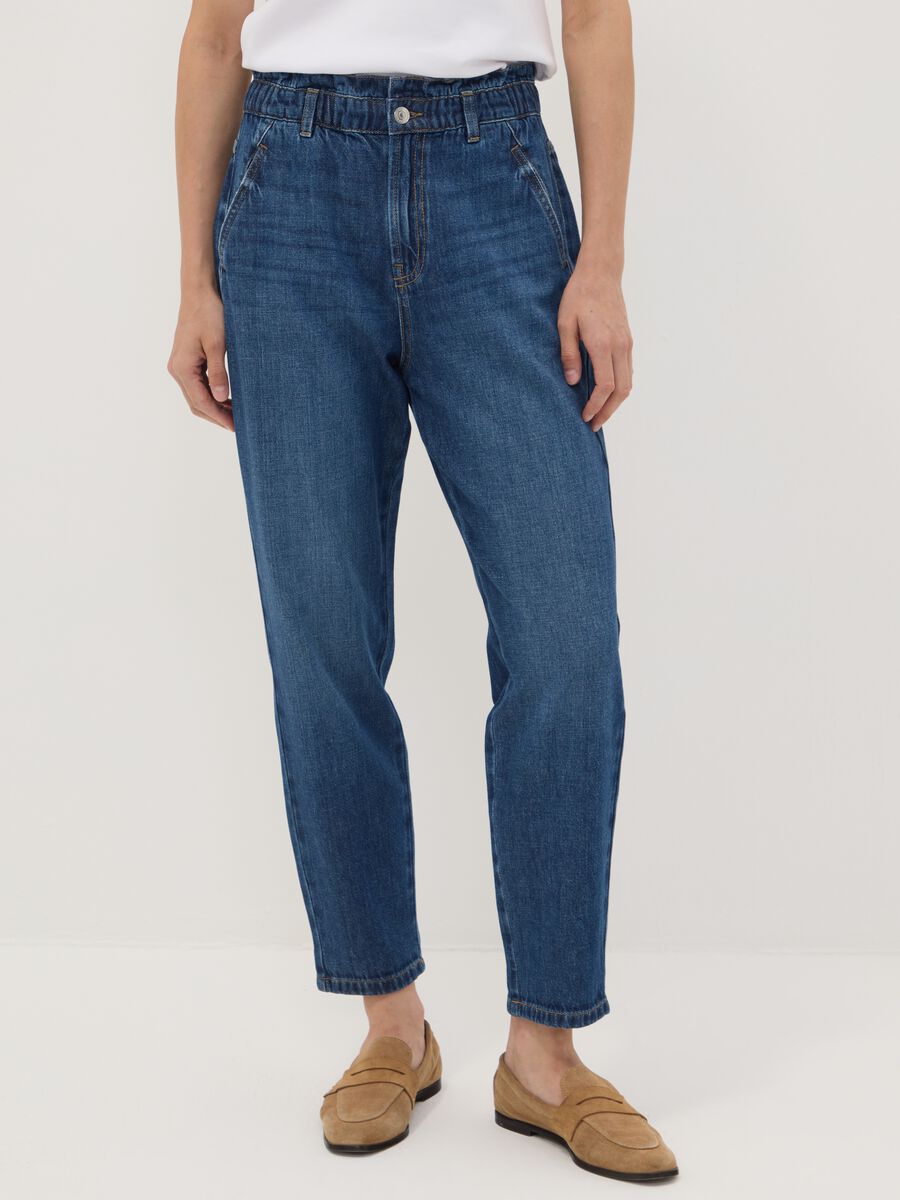 &Mu;&pi;&lambda;&epsilon; &tau;&zeta;&iota;&nu; denim baggy fit &alpha;&pi;ό 100% &beta;&alpha;&mu;&beta;ά&kappa;&iota; &mu;&epsilon; paperbag &mu;έ&sigma;&eta;_1