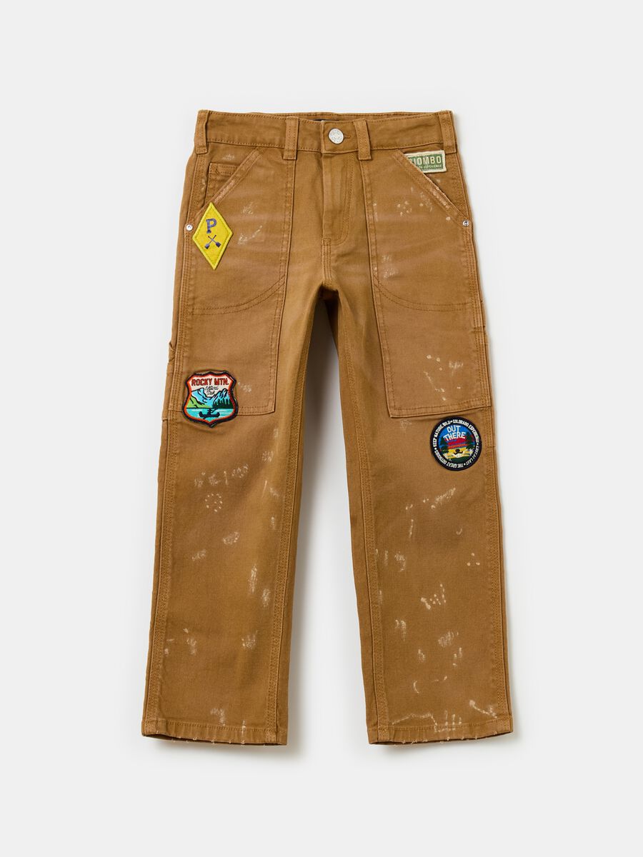 Carpenter jeans with patches_3