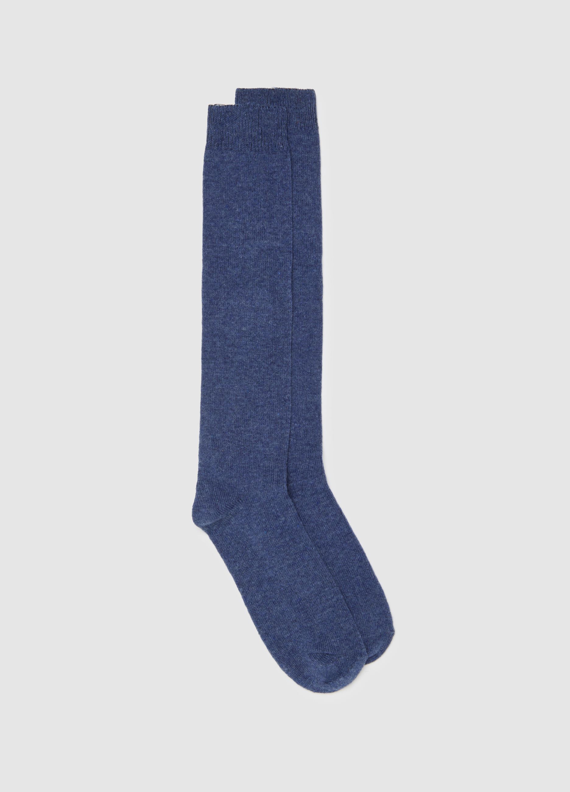 Blue Long Socks