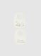 Two-Pack White Cotton Bibs Regular Fit for Babies_0