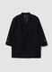 Blazer nero regular fit foderato con rever classico_0