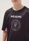 Schwarzes Kurzarm-T-Shirt mit sportlichem Print, Regular Fit_2