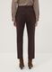 Slim-fit brown stretch cotton trousers_2