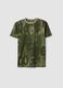 Boys' Green Pure Cotton Regular Fit T-Shirt with Prints_3