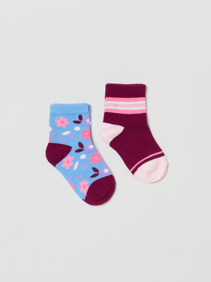 Two-pair pack short stretch socks_0