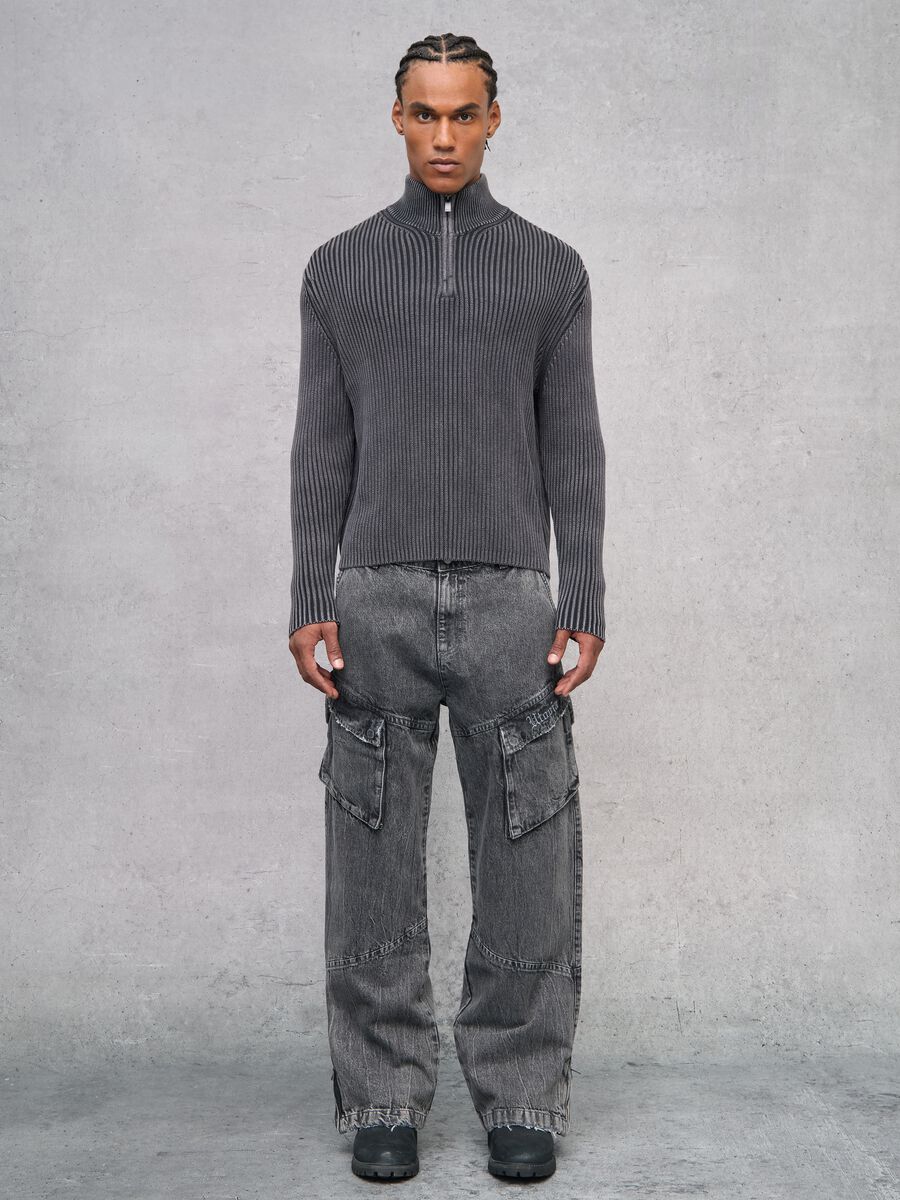 Cargo Denim Cinza Lavado_0