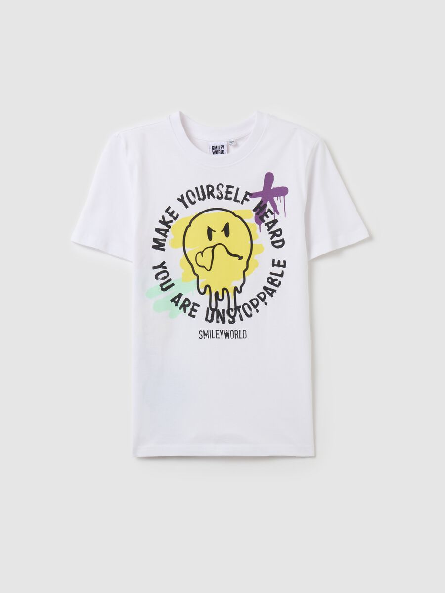 Cotton T-shirt with SMILEYWORLD® print_3