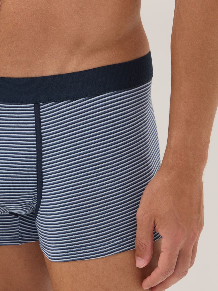 Three-pack of multicolour striped organic stretch-cotton boxers_3