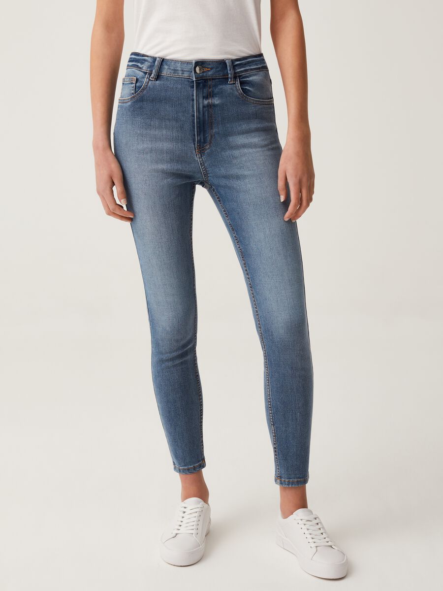 High-rise, skinny fit jeans_1